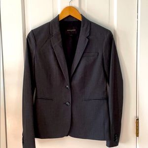 Gray Banana Republic suit jacket